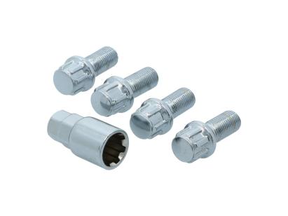 Set prezoane auto antifurt Carpoint tip D , M14x1,5x26mm rotund pentru Audi Rover Seat Skoda Volvo Vw AutoDrive ProParts