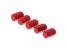 Set capacele auto Carpoint pentru ventil hexagon rosu, 5 buc. AutoDrive ProParts