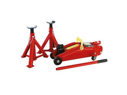 Cric hidraulic tip crocodil Carpoint 2000 kg pe roti cu deschidere maxima de 31 cm si 2 suporti de sustinere AutoDrive ProParts