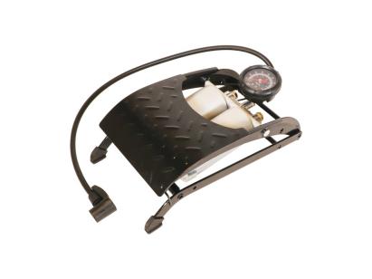 Pompa aer auto Carpoint de picior dubla cu 2 cilindri si manometru , 7 bar 100psi, 28x15cm, Model Premium AutoDrive ProParts