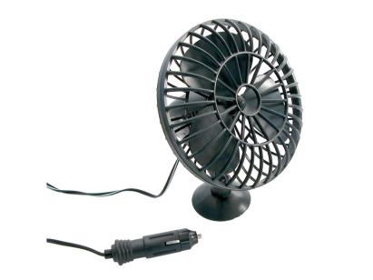 Ventilator auto Carpoint 12V cu rama de plastic , mufa de bricheta si ventuza de fixare AutoDrive ProParts