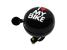 Claxon bicicleta I Love My Bike negru 60mm , sonerie bicicleta AutoDrive ProParts