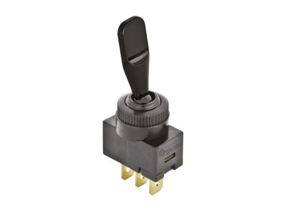 Intrerupator auto Carpoint 12V 20A ON/OFF , negru comutator cu 2 papuci electrici AutoDrive ProParts