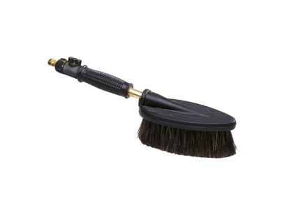 Perie spalat masina ovala Carpoint, perie din par cal, material cauciucat, conector furtun apa, diam. perie 17x8 cm AutoDrive ProParts