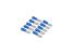 Set 10 papuci electrici Carpoint tip 740 tata 6,3x0,8 mm, lungime 21,3 mm, albastru AutoDrive ProParts