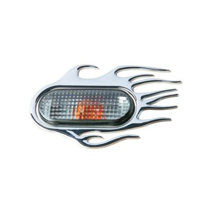 Ornament 3D Flaming crom 118X75mm, pentru seria VAG (Vw Audi Seat Skoda) AutoDrive ProParts