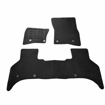 Covorase mocheta Land Rover Range Rover Defender 2 2019->prezent, Negre, set de 3 bucati AutoDrive ProParts