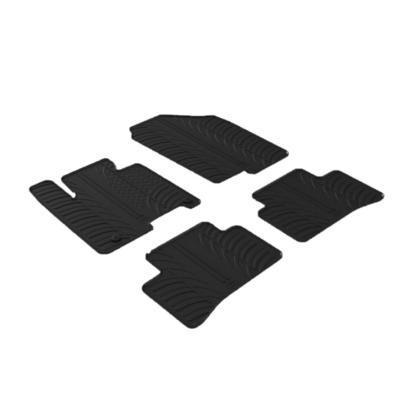 Set covorase auto din cauciuc Hyundai Tucson (SUV, MHEV) 10.2020-, Negru, Gledring, 4 buc. AutoDrive ProParts