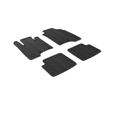 Set covorase auto din cauciuc Fiat Panda Facelift 2014-, Negru, Gledring, 4 buc. AutoDrive ProParts