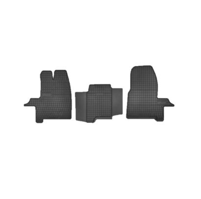 Set covorase auto din cauciuc pentru Ford Transit Custom Van Sport 2os. Automat 2017-> prezent, presuri RapidAuto, Negru AutoDrive ProParts