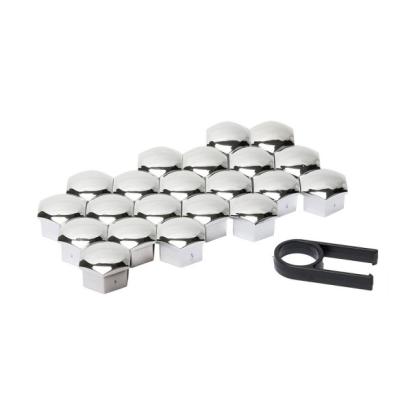 Set capace prezoane roata Automax, 19mm, 21buc, crom AutoDrive ProParts