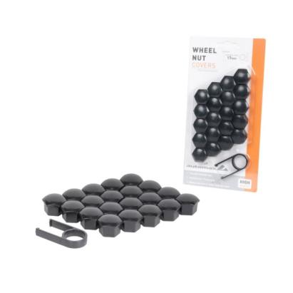 Set capace prezoane roata Automax, 17mm, 20buc, negru AutoDrive ProParts