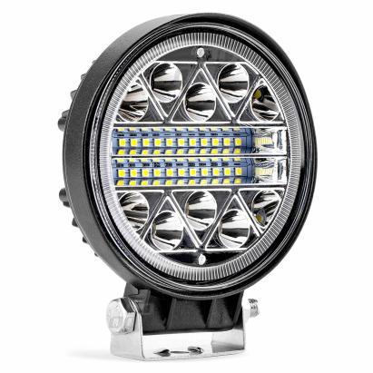 Proiector auto LED AMIO 12-24V, cu 26 LED 3030, rotund 110mm, 1 buc. AutoDrive ProParts