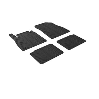 Set covorase auto din cauciuc Nissan Micra 07.2017-, Negru, Gledring, 4 buc. AutoDrive ProParts