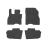 Set covorase auto din cauciuc pentru Nissan Leaf 2 2017-> prezent, presuri RapidAuto, Negru AutoDrive ProParts