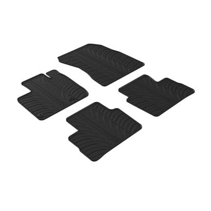 Set covorase auto din cauciuc Nissan Qashqai SUV 08.2021-, Negru, Gledring, 4 buc. AutoDrive ProParts