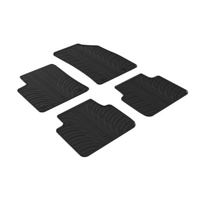 Set covorase auto din cauciuc Opel Crossland SUV 02.2021-, (Manual/ Automat), Negru, Gledring, 4 buc. AutoDrive ProParts