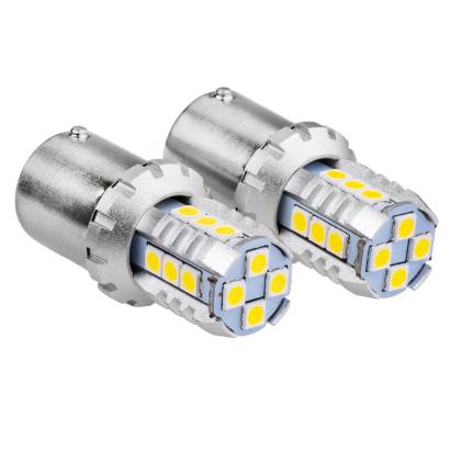 Bec semnalizare AMIO LED Canbus, BA15S P21W R10W R5W Alb 12V/24V, 3030 16SMD 1156, set 2 buc AutoDrive ProParts