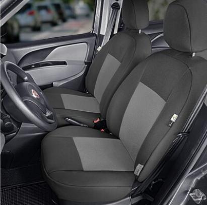 Husa scaune auto fata, 1+1 pentru Fiat Doblo din 2015-2022 AutoDrive ProParts