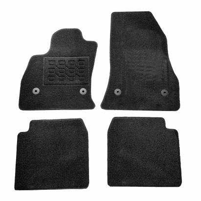 Covorase mocheta Fiat 500l 2017-prezent, Negre, set de 4 Buc. AutoDrive ProParts