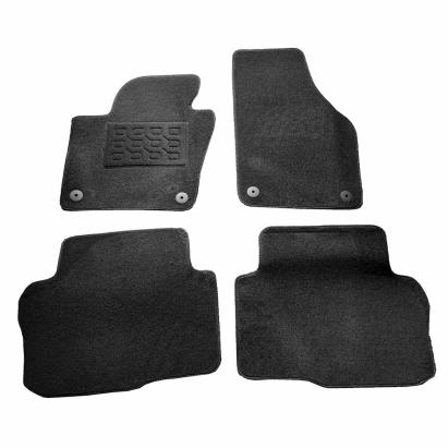 Covorase mocheta Vw Sharan Mk2 (5 Usi) 2010-prezent, Negre, set de 4 Buc. AutoDrive ProParts