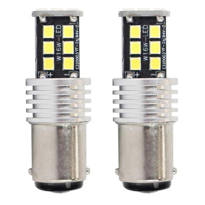 Bec auto LED Canbus BA15D P21W/5W, 12-24V, 7.5W , 15 SMD, Vertex set 2 buc. AutoDrive ProParts