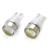 Bec de pozitie tip LED , T10 W2.1x9.5 W5W, 12V , 3xCOB, cu lupa , culoare alb , AMIO, set 2 buc AutoDrive ProParts