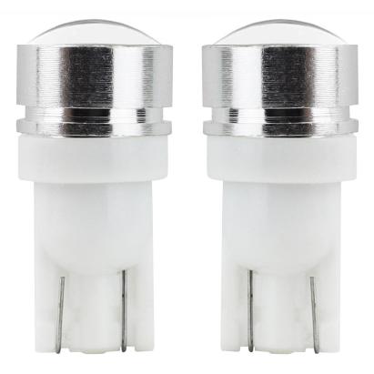 Bec de pozitie tip LED , T10 W2.1x9.5 W5W, 12V , 3xCOB, cu lupa , culoare alb , AMIO, set 2 buc AutoDrive ProParts