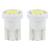 Bec de pozitie tip LED , T10 W2.1x9.5 W5W, 12V , 3 SMD 7020, culoare alb , AMIO, set 2 buc AutoDrive ProParts