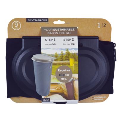 Cos de gunoi pentru masina Cartrash, fixare bord sau tetiere scaun, 9 litri, Negru AutoDrive ProParts