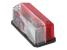 Lampa gabarit auto Carpoint 12V, Rosu- Alb, 12V, T4W, 4W, 95 x 45 x 40 mm AutoDrive ProParts