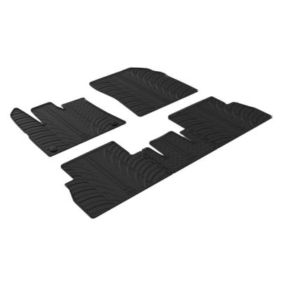 Set covorase auto din cauciuc Citroen Berlingo 09.2018-, Peugeot Rifter 09.2018- (Passenger), Negru, Gledring, 3 buc. AutoDrive ProParts