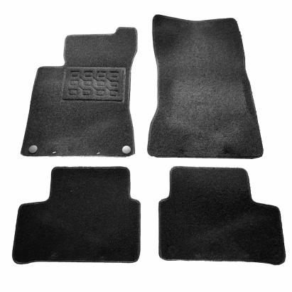 Covorase mocheta Mercedes Clasa Cla (C118/X118) 2019-prezent, Clasa A (W177) 2018-prezent (Hatch 5 Usi) (Sedan), Clasa B (W246) (Hatch 5 Usi) 2018-prezent, Negre, set de 4 Buc. AutoDrive ProParts