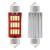 Set 2 becuri auto Vertex LED , C5W SV8.5-8,12SMD 4014, 2.9W, 36mm, Canbus, 12-24V, leduri alb sofit Festoon AutoDrive ProParts
