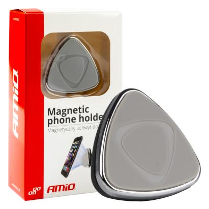 Suport auto magnetic Negru pentru telefon AMIO, fixare in grila de ventilatie, rotire 360 grade AutoDrive ProParts