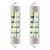 Set 2 becuri auto AMIO , LED, C5W SV8.5-8, 15 SMD 3014, 39mm, 12V, capac sticla, leduri alb sofit Festoon AutoDrive ProParts