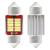 Set 2 becuri auto Vertex LED , C5W SV8.5-8, 10SMD 4014, 2W, 31mm, Canbus, 12-24V, leduri alb sofit Festoon AutoDrive ProParts