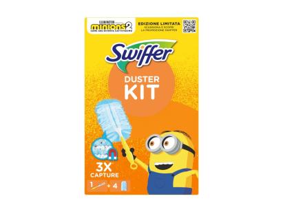 Pamatuf pentru praf Swiffer Duster, maner cu 4 Lavete - Adio Praf, Murdarie si Par AutoDrive ProParts