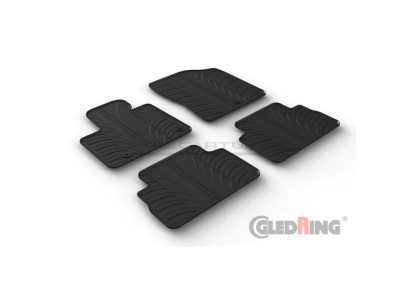 Set covorase auto din cauciuc Hyundai Santa Fe Suv Phev & Hybrid Facelift, 06.2020-2024 (pentru modele cu cutie automata) AutoDrive ProParts