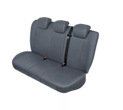 Set huse scaune bancheta SPATE marime M-L, imitatie piele, culoare GRI AutoDrive ProParts