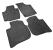 Set covorase auto din cauciuc Seat Toledo 2012-; Skoda Rapid 2012-, Negre AutoDrive ProParts
