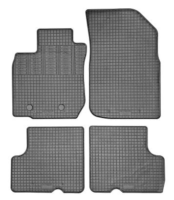 Set covorase auto din cauciuc Dacia Duster 4x4 2010-2014; Dacia Duster 2x4, 4x4 2014- , ingust [Distanta fixa ​​ampatament: Lp 21 cm], Negre AutoDrive ProParts