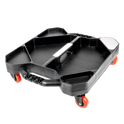 Tava scule atelier pe roti, cu multiple spatii depozitare, 44x41x6cm; AMIO AutoDrive ProParts