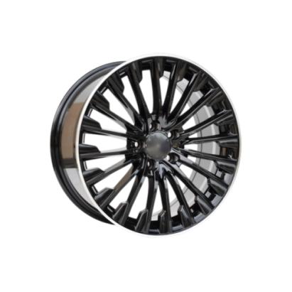 Jante PDW 19x8 5x112 ET38 negru cu margine polish compatibile Mercedes Cod: L95764F02 Automotive TrustedCars