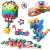 Clixo® joc magnetic de construit - Distractie in familie (150 piese) PlayLearn Toys
