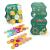 Clixo® joc magnetic de construit - Tiny & Mighty - Pasari tropicale (9 piese) PlayLearn Toys