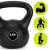 Kettlebell 8 kg, bitum cu invelis rezistent ABS, 24x23 cm, negru Household NewTrend