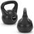 Kettlebell 4 kg, bitum cu invelis rezistent ABS,  21x23 cm, negru Household NewTrend