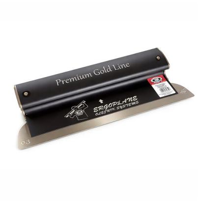 Gletiera profesionala, maner aluminiu, lama inox 0.3 mm, Premium Gold, Super Flex, 40 cm, Ergoplane, Olejnik GartenVIP DiyLine