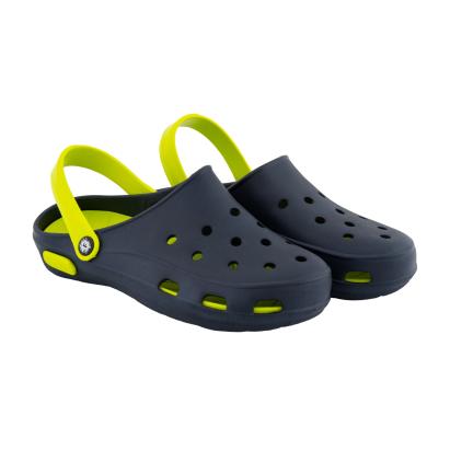 Saboți bărbați din AVA, albastru închis/verde, mărimi 41-45 – set 10 perechi (ETC-06/2)